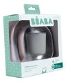Jedálenská súprava Stainless Steel Meal Set Cotton Candy Beaba z nehrdzavejúcej ocele 3 dielna ružová od 4 mes