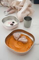 Jedálenská súprava Stainless Steel Meal Set Cotton Candy Beaba z nehrdzavejúcej ocele 3 dielna ružová od 4 mes