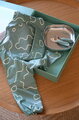 Jedálenská súprava First Meals Gift Set Sage Green Beaba z nehrdzavejúcej ocele 4 dielna v darčekovom balení zelená od 4 mes BE913639