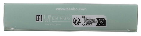Detský príbor Stainless Steel Cutlery Set Cotton Candy Beaba z nehrdzavejúcej ocele lyžička vidlička a nôž ružový od 8 mes BE913643
