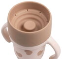 Hrnček pre deti Stainless Steel Learning Cup Click & Drink BigLove Beaba na samostatné pitie z nehrdzavejúcej ocele hnedý od 12 mes