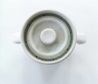 Hrnček pre deti Stainless Steel Learning Cup Click & Drink Pebble Beaba na samostatné pitie z nehrdzavejúcej ocele modro-zelený od 12 mes