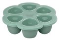 Multidávkovač na jedlo Silicone Multiportions Beaba Sage Green 6x150 ml zelený od 4 mes