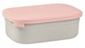 Box na desiatu Stainless Steel Lunch Box Beaba Velvet Grey/Dusty Rose 760 ml z nehrdzavejúcej ocele sivo-ružový