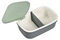 Box na desiatu Ceramic Lunch Box Beaba Mineral Sage keramický sivo-zelený