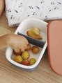 Box na desiatu Ceramic Lunch Box Beaba Mineral Terracotta keramický sivo-oranžový