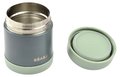 Termoska so širokým otvorom Stainless Steel Portion Beaba Mineral Grey Sage Green 300 ml z nehrdzavejúcej ocele zelená