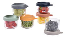 Sada dóz na jedlo Sunrise Color Mix Beaba 150 ml 6 kusov z kvalitného skla