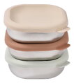 Súprava nerezových dóz na jedlo Multi Use Stainless Steel Meal Boxes Natural Set Beaba so silikónovým viečkom 250 ml 3 kusy od 4 mes