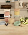 Sada dóz na jedlo Conservative Jars Natural Color Mix Beaba 250 ml 6 kusov z kvalitného skla