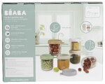 Sada dóz na jedlo Conservative Jars Natural Color Mix Beaba 250 ml 6 kusov z kvalitného skla