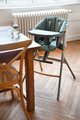 Textilná vložka Beaba Up & Down Laurier k drevenej jedálenskej stoličke zelená od 6 mes