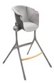 Textilná vložka Junior Up & Down High Chair Beaba k drevenej jedálenskej stoličke sivá od 36 mes