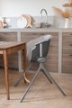 Textilná vložka Junior Up & Down High Chair Beaba k drevenej jedálenskej stoličke sivá od 36 mes
