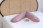 Dojčiaci vankúš Big Flopsy™ French Terry Cotton Candy Beaba 180 cm ružový