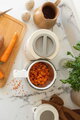 Parný varič a mixér Babycook® Neo Clay Beaba hnedý od 0 mes