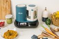 Parný varič a mixér Beaba Babycook Smart® Peacock Blue modro-čierny