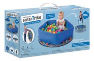 Trampolína Activity Center 3-in-1 smarTrike skladacia okrúhla s obvodom 92 cm s rúčkou bazénom a 100 ks loptičiek od 10 mes