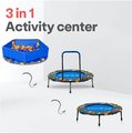 Trampolína Activity Center 3-in-1 smarTrike skladacia okrúhla s obvodom 92 cm s rúčkou bazénom a 100 ks loptičiek od 10 mes