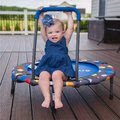 Trampolína Activity Center 2v1 smarTrike skladacia okrúhla s 92 cm obvodom s rúčkou na držanie od 12 mes