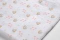 Textilné plienky z bavlneného mušelínu Cotton Muslin Cloths Beaba Cygne sada 3 kusov 70*70 cm od 0 mes ružové