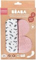 Textilné plienky z bavlneného mušelínu Bolte 2 Swadlles 120 cm Beaba Old Pink/Floral Campaign sada 2 kusov od 0 mes
