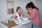 Prebaľovací pult Camélé’O Changing Table Clay Beaba béžový od 0 mes