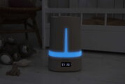 Zvlhčovač vzduchu Zen Air Humidifier Clay Beaba s nastaviteľnou tryskou a integrovaným nočným svetlom s LED displejom