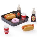 Potraviny na tácke Hot Dog 100% Chef Écoiffier s kečupom a majonézou 10 dielov od 18 mes