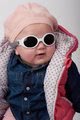 Slnečné okuliare pre novorodencov Beaba Clip strap XS UV filter 4 modré od 3 mesiacov