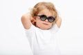 Slnečné okuliare pre deti Beaba Baby S Black od 9-24 mesiacov čierne