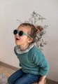 Slnečné okuliare pre deti Beaba Baby M Tropical Green od 2-4 rokov zelené
