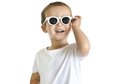 Slnečné okuliare pre deti Beaba Delight Cloud Blue modré od 9-24 mes