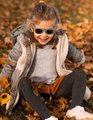 Slnečné okuliare pre deti Beaba Sunshine Baltic Blue modré od 4-6 rokov