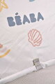 Plážový stan pre deti Breezy Anti UV Tent Clay Earth Beaba s 360° ventiláciou a ochranou proti piesku a hmyzu 120*85 cm béžový so vzorom od 0-36 mes