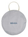 Plážový stan pre deti Breezy Anti UV Tent Clay Earth Beaba s 360° ventiláciou a ochranou proti piesku a hmyzu 120*85 cm béžový so vzorom od 0-36 mes