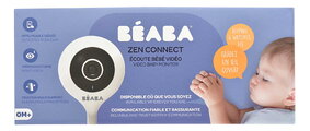 Elektronická opatrovateľka Video Baby Monitor Zen Connect White Beaba s napojením na mobil (Android a iOS) 1080p FULL HD s infračerveným nočným videní