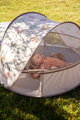 Plážový stan pre deti Breezynest Anti UV Tent Clay Earth Beaba s 360° ventiláciou a ochranou proti piesku a hmyzu béžový od 0-24 mes