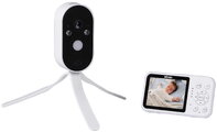 Cestovná elektronická opatrovateľka Video Baby Monitor Zen Travel White Beaba prenosná bez potreby Wi-Fi