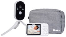 Cestovná elektronická opatrovateľka Video Baby Monitor Zen Travel White Beaba prenosná bez potreby Wi-Fi