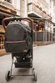 Prebalovacia taška ku kočíku Beaba San Francisco batoh čierny/zlatoružový