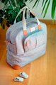 Prebaľovacia taška ku kočíku Beaba Amsterdam II Expandable Travel Changing Bag Tiny Clouds - 2 veľkosti