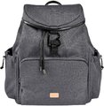 Prebaľovacia taška ako batoh Vancouver Backpack Dark Grey Beaba s doplnkami 22 l objem 42 cm šedá