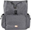 Prebaľovacia taška ako batoh Vancouver Backpack Dark Grey Beaba s doplnkami 22 l objem 42 cm šedá