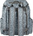 Prebaľovacia taška ako batoh Vancouver Backpack Dark Cherry Blossom Beaba s doplnkami 22 l objem 42 cm zelená