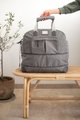 Prebaľovacia taška ku kočíku Beaba Amsterdam II Expandable Travel Changing Bag Heather Grey 2 veľkosti sivá