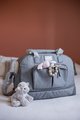 Prebaľovacia taška ku kočíku Beaba Amsterdam II Expandable Travel Changing Bag Heather Grey 2 veľkosti sivá