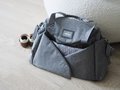 Prebaľovacia taška ku kočíku Beaba Sydney II Changing Bag Heather Grey sivá