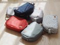 Kozmetická taštička Toiletry Pouch Beaba Heather Grey so zipsom sivá