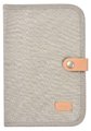 Textilný obal na zdravotnú dokumentáciu dieťaťa Health Book Protection Beaba Canvas Pearl Grey sivý